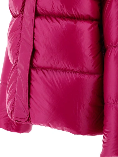 Shop Aspesi "gummo" Down Jacket In Purple