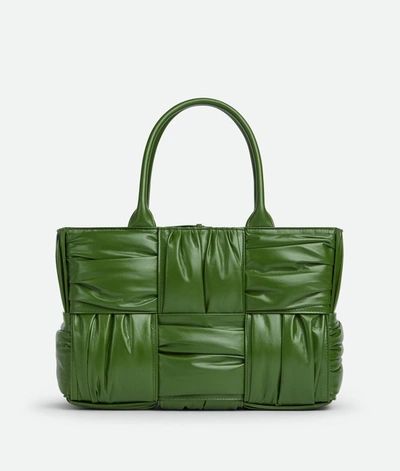 Shop Bottega Veneta Shoulder Bag In Leather In Green