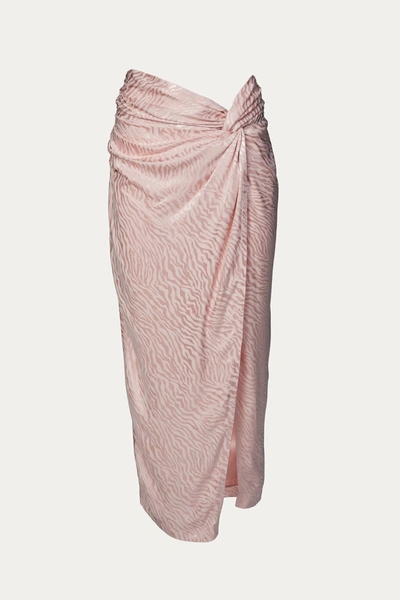 Shop In The Mood For Love Innis Skirt In Powder In Pink