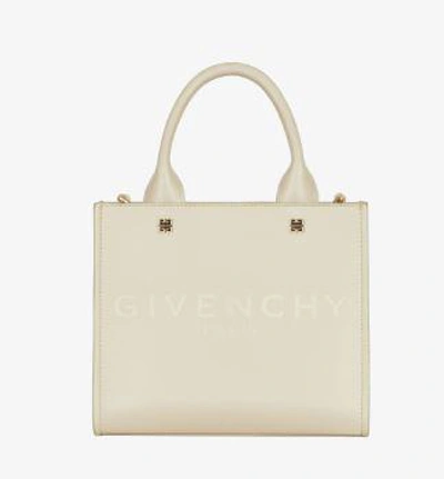 Shop Givenchy "g Tote" Bag In Beige