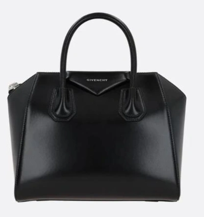 Shop Givenchy "antigona Small" Hand Bag In Black