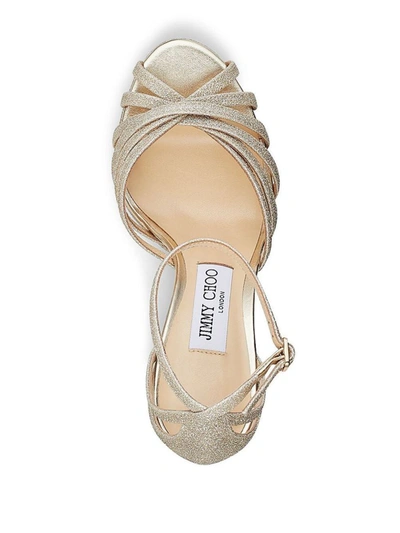 Shop Jimmy Choo Heeled Shoes In Gold