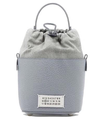 Shop Maison Margiela Shoulder Bags In Gray