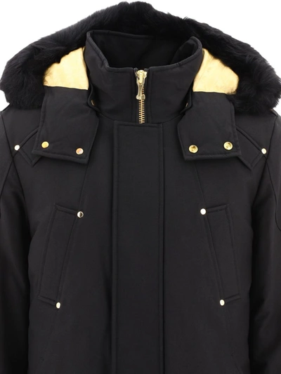 Shop Moose Knuckles "stag Lake" Parka In Black