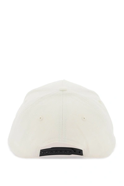 Shop Palm Angels Embroidered Baseball Cap In White