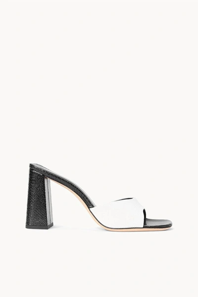 Shop Staud Sloane Heel In Black/white