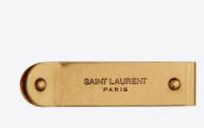Shop Saint Laurent Keychains & Charms In Gold