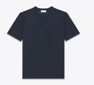 Shop Saint Laurent T-shirt In Blue