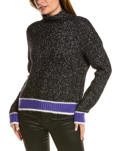 Shop Piazza Sempione Alpaca & Wool-blend Sweater In Black