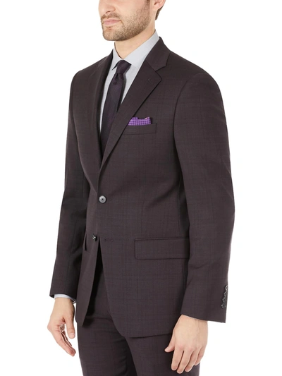 Shop Calvin Klein Malbin Mens Wool Blend Extra Slim Fit Two-button Blazer In Grey