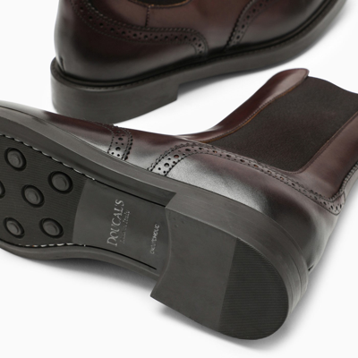 Shop Doucal's Ebony/black Leather Boot