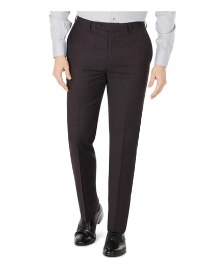 Shop Calvin Klein Jerome Mens Wool Slim Fit Dress Pants In Beige