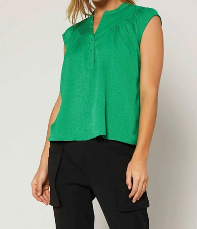 Shop Current Air Terry Top In Green