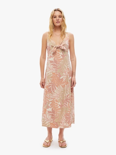 Shop Natalie Martin Sophie Dress Jungle Print Clay In Orange - Size Medium