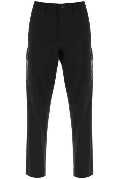 Shop Moncler Cargo Pants In Technical Jersey