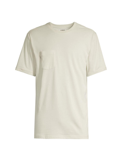 Shop Linksoul Men's Cotton-blend Pocket T-shirt In Bone