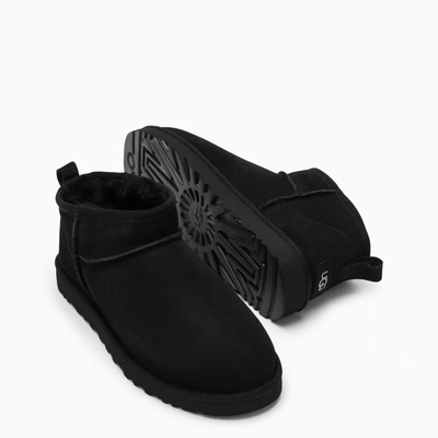 Shop Ugg Classic Ultra Mini Black Boot