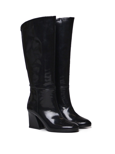 Shop Marc Ellis Patent Leather Boot In Black
