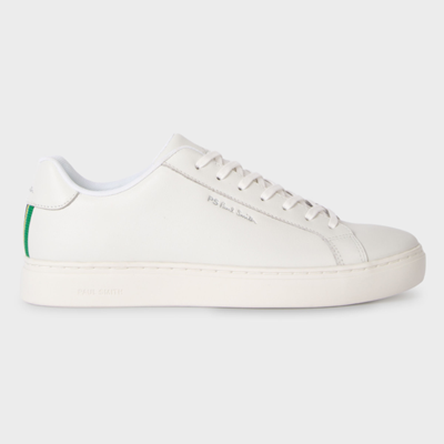 Ps By Paul Smith White Leather 'rex' Trainers In White