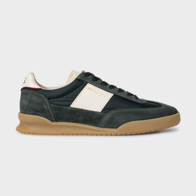 Shop Ps By Paul Smith Dark Green 'dover' Trainers In Greens