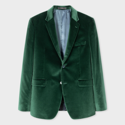 Shop Paul Smith Mens Slim Fit 2 Btn Jacket In Greens