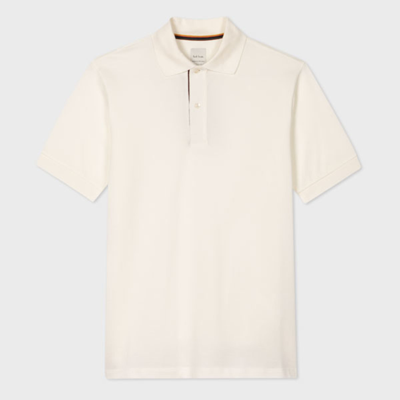 Paul Smith Mens Str Placket Polo In White