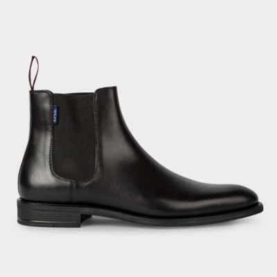 Ps By Paul Smith Black Cedric Chelsea Boots In Blacks