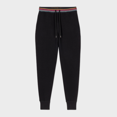 Paul Smith Women Pant Swrl Strp Rib In Blacks