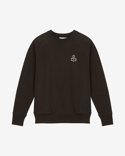 Shop Isabel Marant Étoile Milla Logo Sweatshirt In Grey
