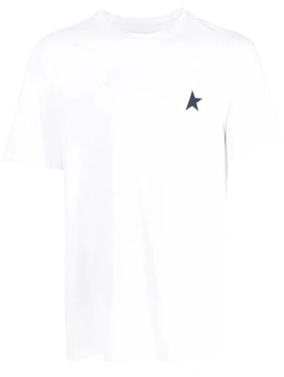 Shop Golden Goose T-shirt "one Star" In White