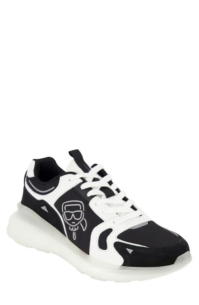 Shop Karl Lagerfeld Athletic Karl Head Sneaker In Black