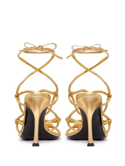 Shop Valentino Garavani Heeled Shoes In Gold