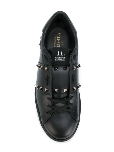 Shop Valentino Garavani Sneaker "rockstud Untitled" In Black