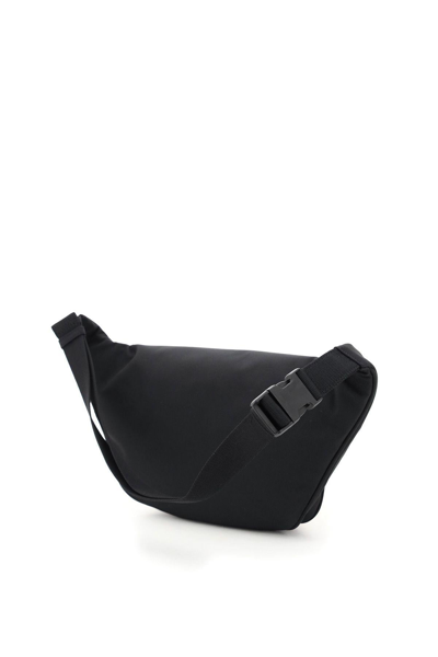 Shop Balenciaga Women Explorer Casual Nylon Belt Bag In Black