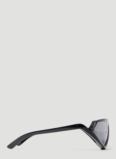 Shop Balenciaga Women Xpander Cat Eye Sunglasses In Black