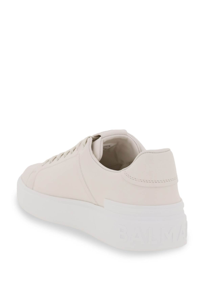 Shop Balmain B Court Sneakers Men In White