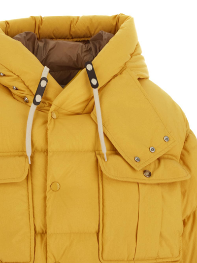 Shop Moncler Genius Pentaflake Jacket In Yellow