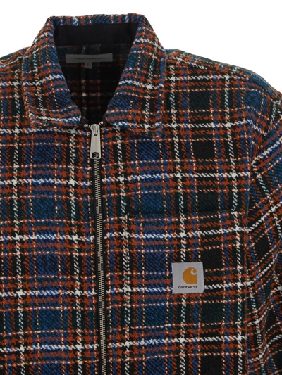 Shop Carhartt Stroy Shirt Jacket In Multicolor