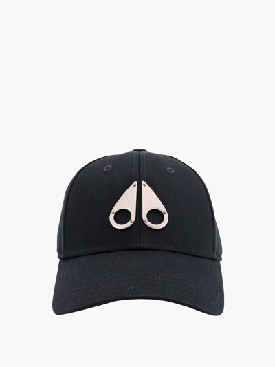 Shop Moose Knuckles Man Hat Man Black Hats