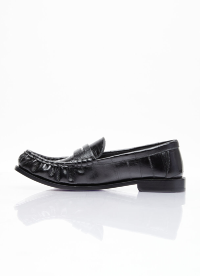 Shop Saint Laurent Women Le Loafer Penny Loafers In Black
