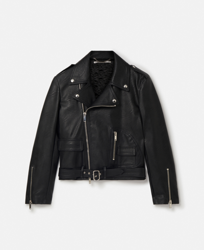 Shop Stella Mccartney Alter Mat Biker Jacket In Black