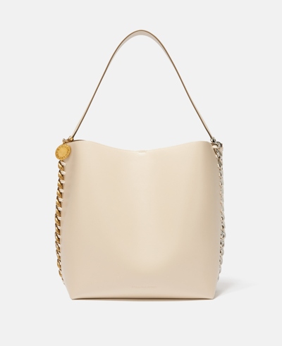 Stella Mccartney Frayme Tote Bag In White