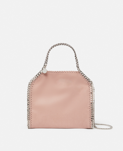 Shop Stella Mccartney Falabella Mini Tote Bag In Peony Pink