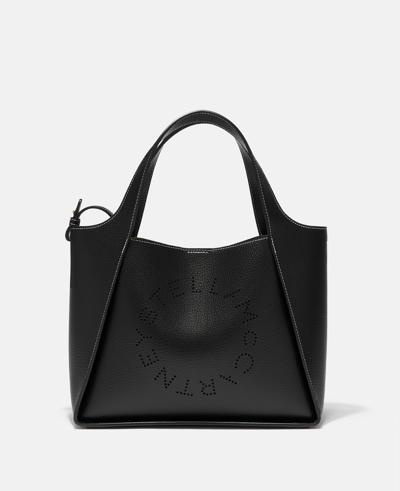 Stella Mccartney Stella Mc Cartney Stella Logo Tote Bag In Black