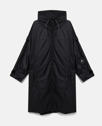Shop Stella Mccartney Truecasuals Long Parka Coat In Black