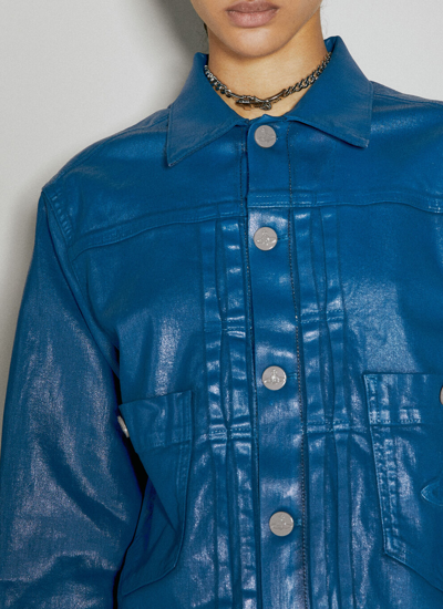 Shop Vivienne Westwood Women Marlene Jacket In Blue