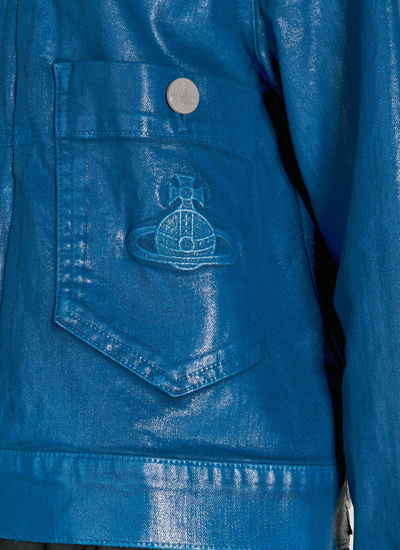 Shop Vivienne Westwood Women Marlene Jacket In Blue