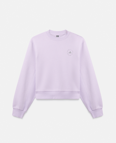Shop Stella Mccartney Logo Sweatshirt In Purple Glow