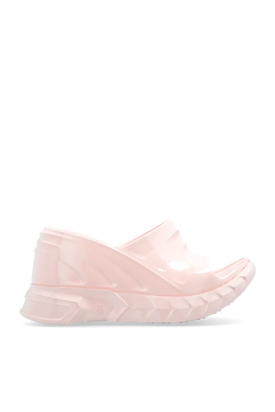 Shop Givenchy Pink ‘marshmallow' Wedge Mules In New