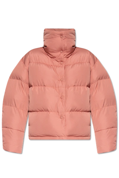 Shop Acne Studios Pink Down Jacket In New